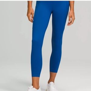 Lululemon Fast and Free Leggings Symphony Blue Size 16